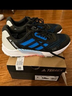 adidas Terrex Trail Shoes - Black, Blue & White men’s 9.5